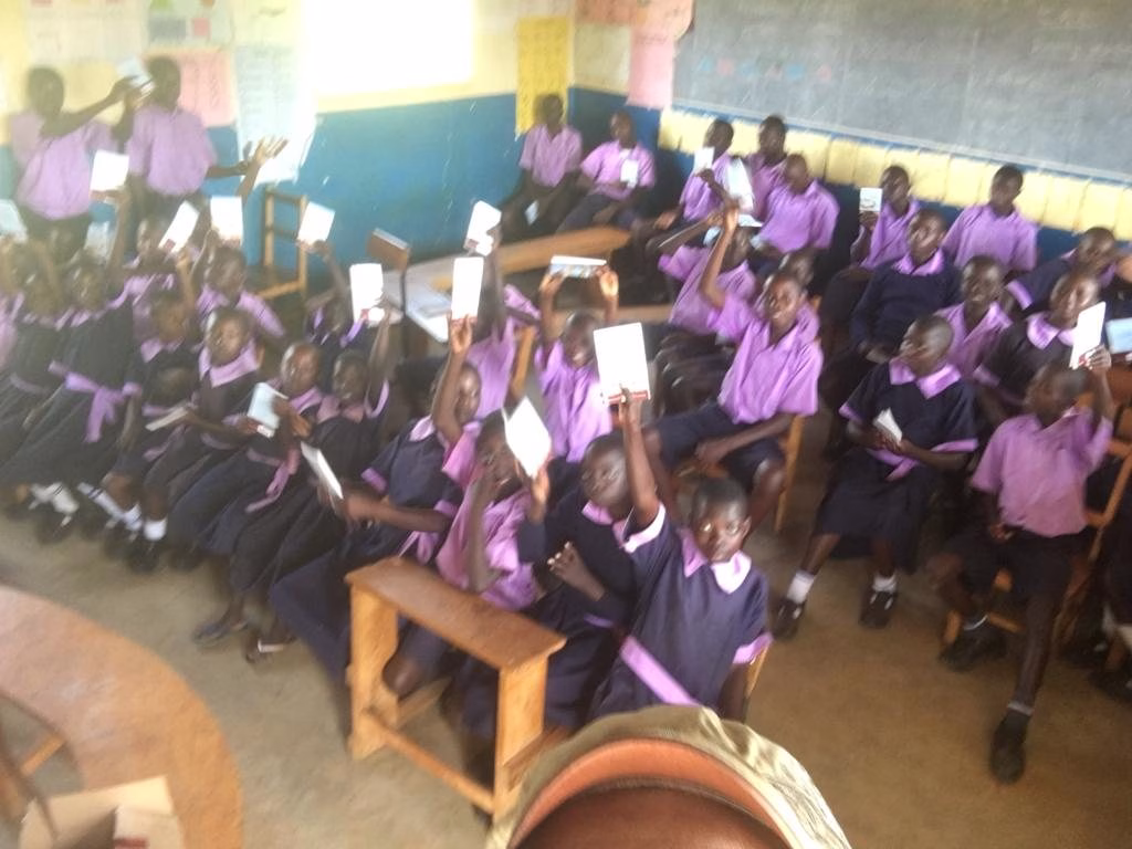 Students participating in classroom learning in Kenya